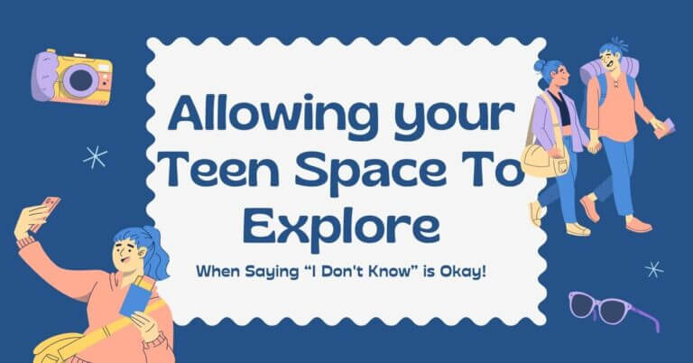 allowing teens space to explore